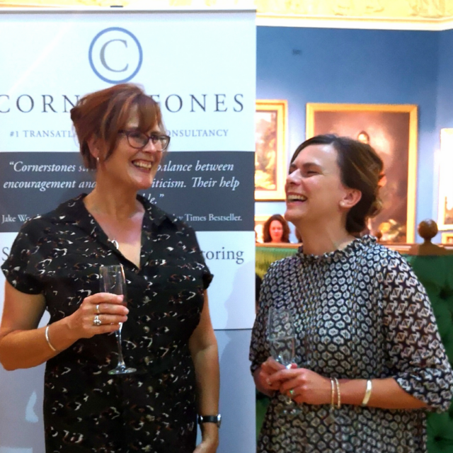Christina Bunce and Helen Corner-Bryant at Bath Novel Award 2018